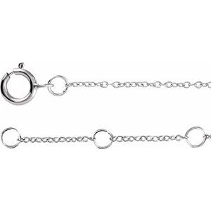 14K Yellow Gold .04 CTW Natural Diamond Initial L 6-7" Bracelet – image 3