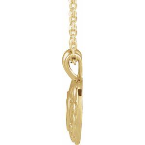 Pierced Heart Necklace or Pendant