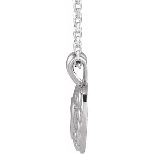 Pierced Heart Necklace or Pendant