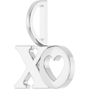 14K White Gold XO Charm/Pendant – image 2