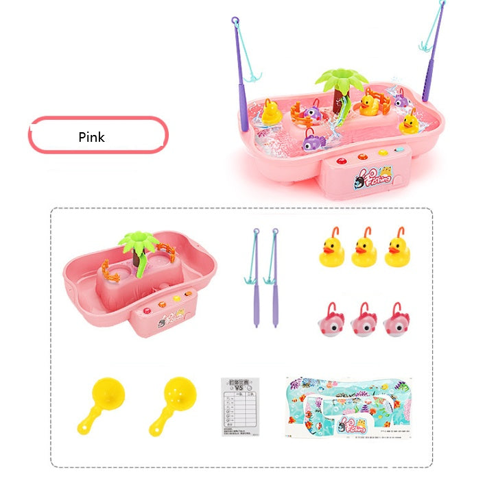 Electric Fishing Toy Set – Interactive Water Cycle Game for Kids