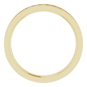14K Yellow Gold 3/8 CTW Lab-Grown Diamond Anniversary Band