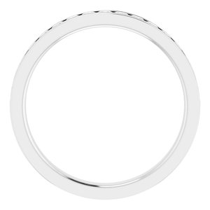14K White Gold 5/8 CTW Lab-Grown Diamond Anniversary Band