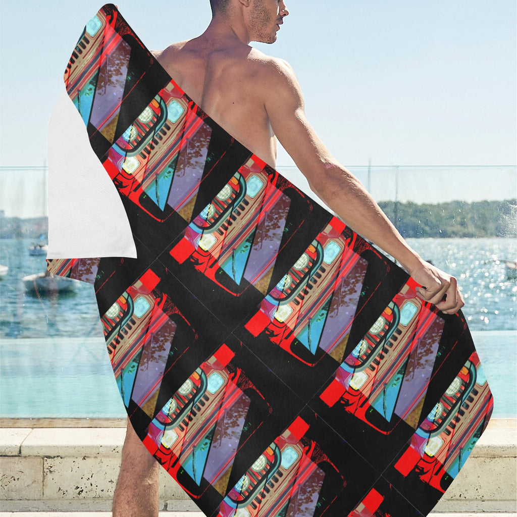Buckle Up!  Four Wheel Drive Offroading Beach Towel 31.5"x 71"(Made In USA)