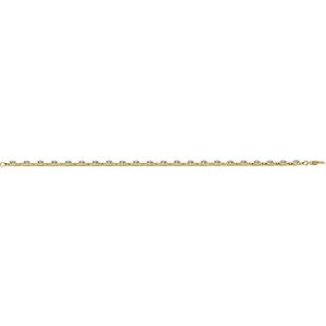 14K Yellow Gold Natural Sky Blue Topaz 7 1/4" Line Bracelet – image 4