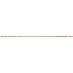 14K Rose Gold Natural Sky Blue Topaz 7 1/4" Line Bracelet – image 4