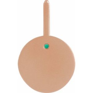 14K Rose Gold Natural Emerald & .005 CTW Natural Diamond Aries Charm/Pendant – image 4