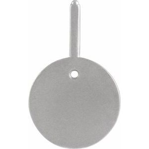Platinum 2 mm Round Aries Accented Zodiac Charm/Pendant Mounting – image 4