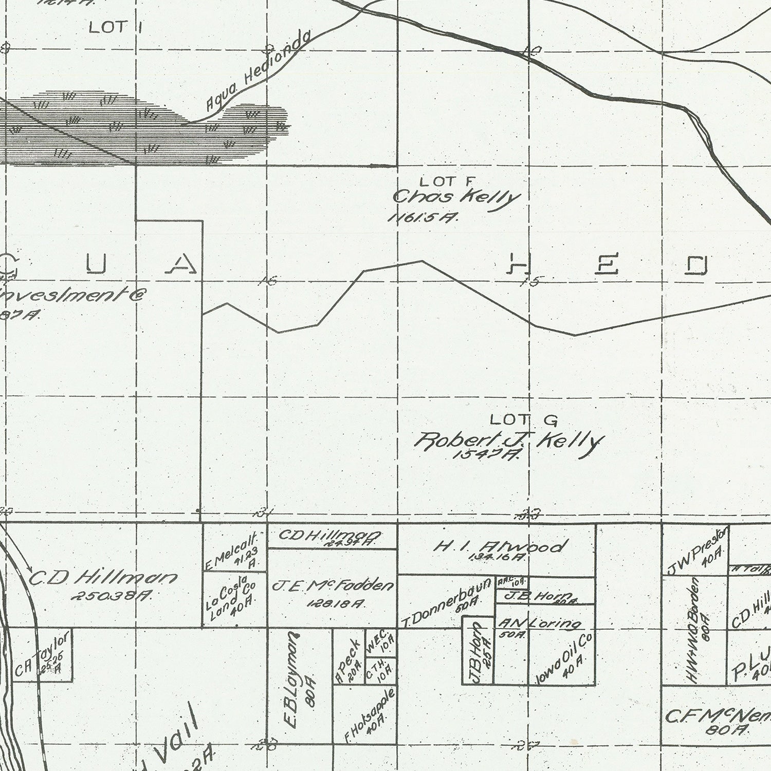Vintage Map of Carlsbad, California 1912
