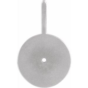 Platinum 2 mm Round Sagittarius Accented Zodiac Charm/Pendant Mounting – image 4