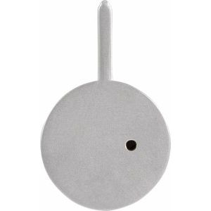 14K White Gold Natural Black Spinel & .075 CTW Natural Diamond Aquarius Charm/Pendant – image 4