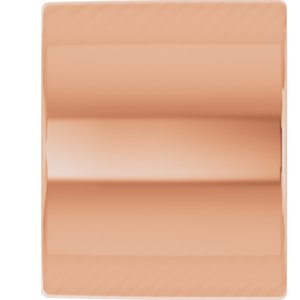 10K Rose Gold 1.5 mm Round Bezel Setting