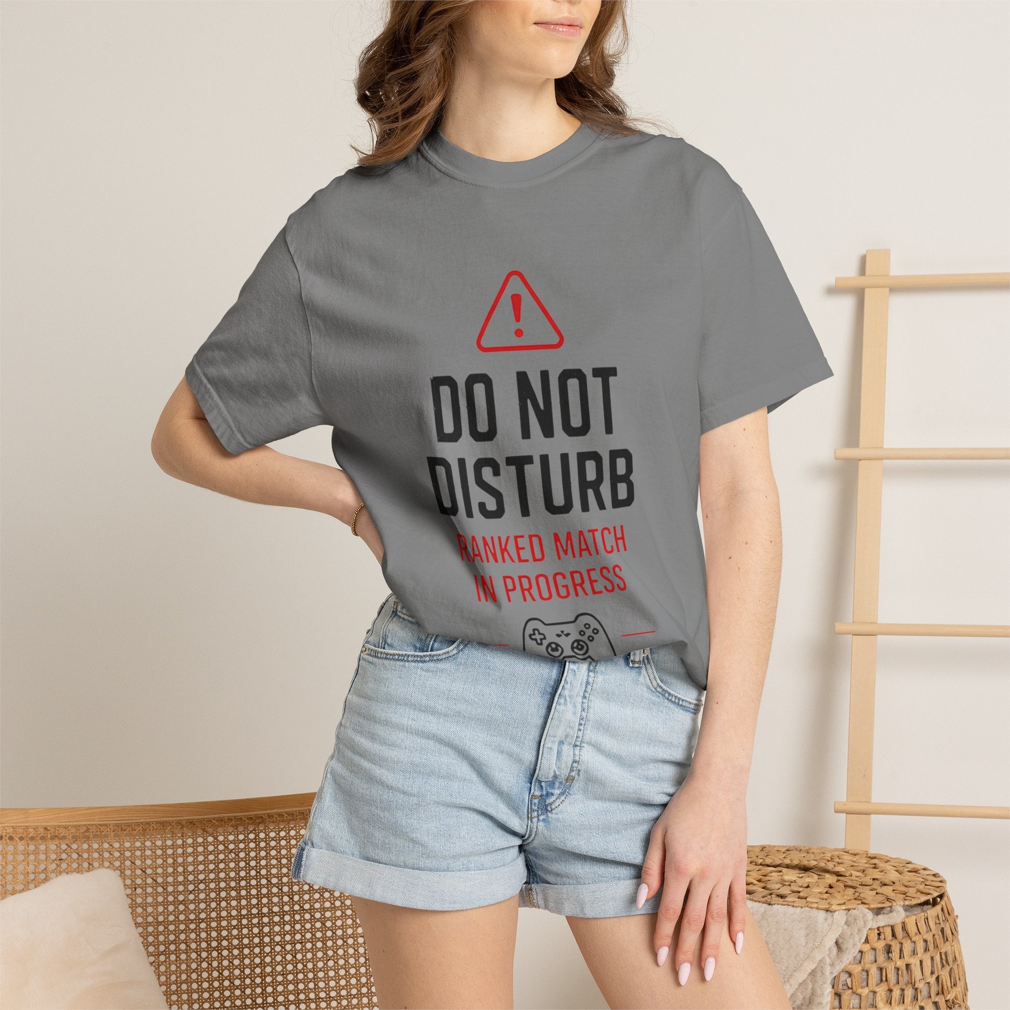 Do Not Disturb Gamer T-Shirt "Ranked Match In Progress" Gaming Tee