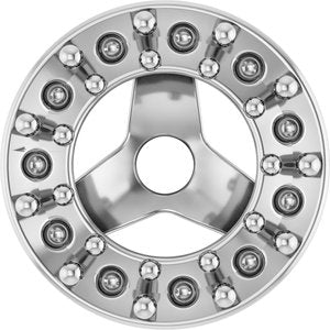 Sterling Silver 1.2 mm Round 3 mm ID Halo-Style Earring Jacket Mounting – image 2