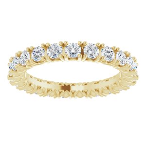 14K Yellow 1 3/8 CTW Natural Diamond Eternity Band