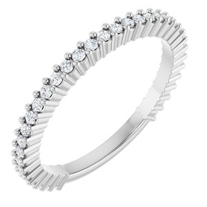 14K White 1/3 CTW Natural Diamond 35-Year Anniversary Band