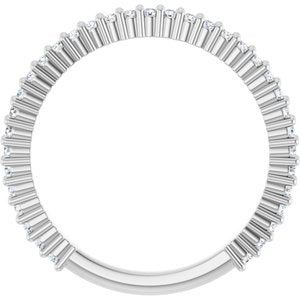 Platinum 1/3 CTW Natural Diamond 35-Year Anniversary Band