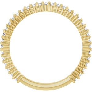 14K Yellow 1/3 CTW Natural Diamond 35-Year Anniversary Band