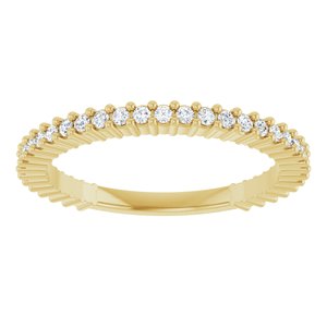 14K Yellow 1/3 CTW Natural Diamond 35-Year Anniversary Band