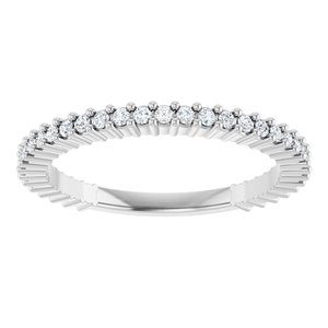 Platinum 1/3 CTW Natural Diamond 35-Year Anniversary Band