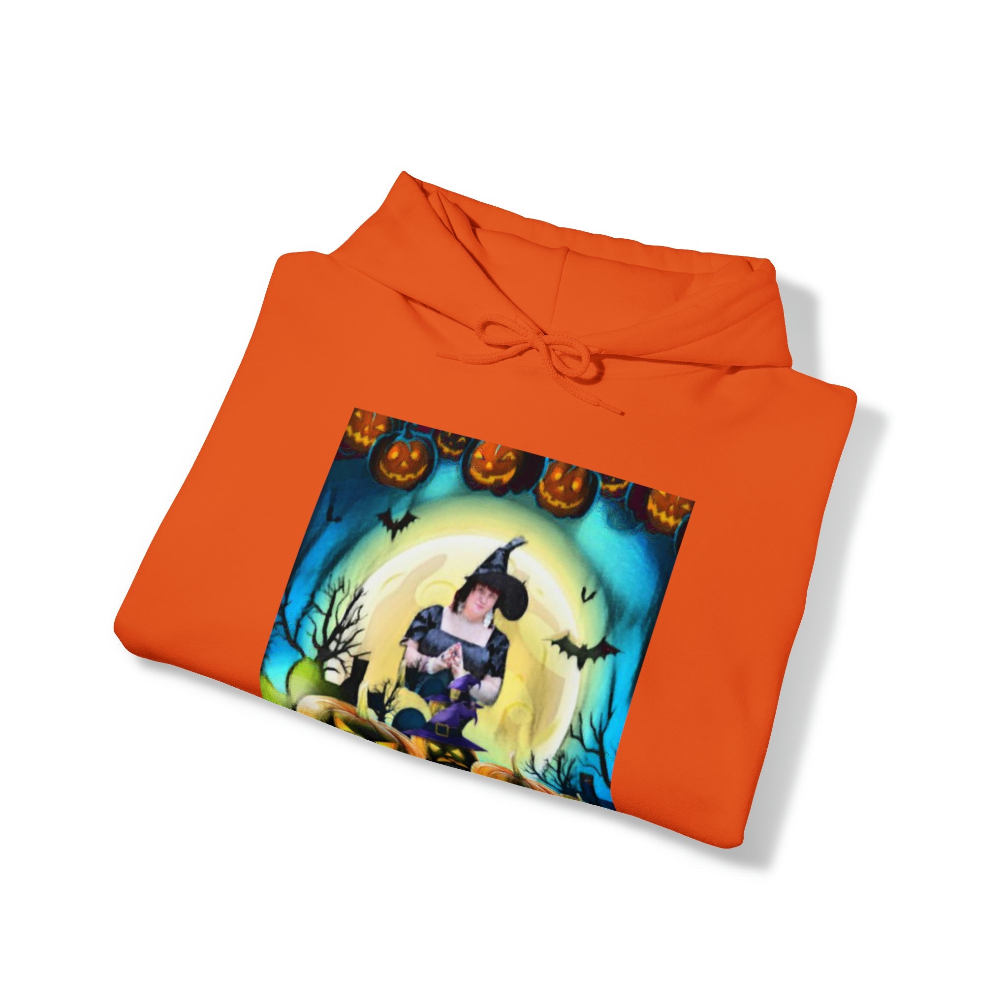 Scary Witch Unisex Heavy Blend™ Hooded Sweatshirt up to 5XL