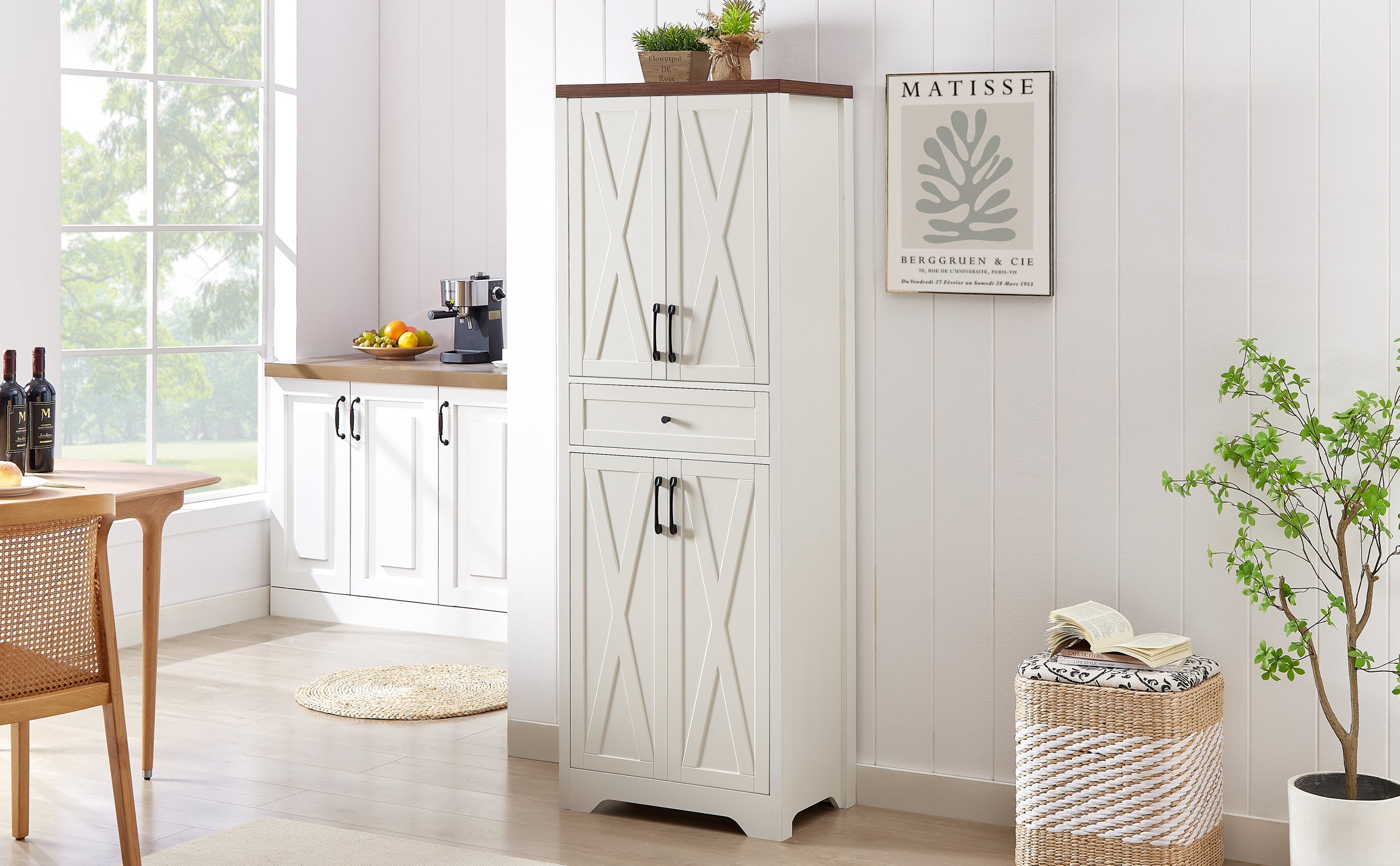 68'high living room sideboard, multi-functional combination TV cabinet sideboard, large capacity storage cabinet, can be used in living room, bedroom,office area,  23.7''L x 15.0''W x 68''H