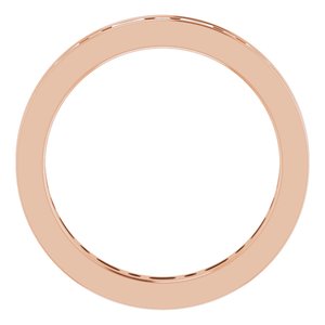 14K Rose 3/4 CTW Natural Diamond Eternity Band Size 4