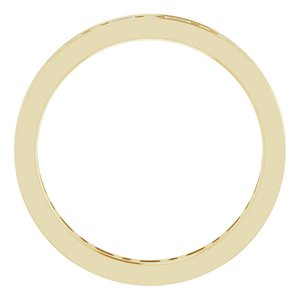 14K Yellow 7/8 CTW Natural Diamond Eternity Band Size 8