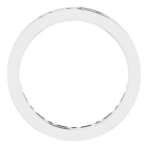 14K White 3/4 CTW Natural Diamond Eternity Band Size 5.5