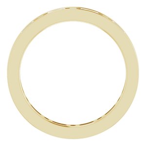 14K Yellow 1 CTW Natural Diamond Eternity Band Size 4.5