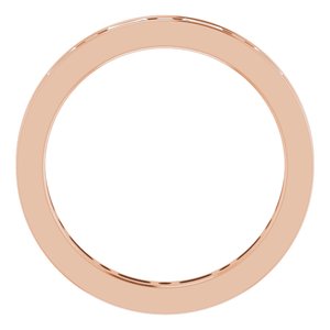 14K Rose 1 CTW Natural Diamond Eternity Band Size 4.5