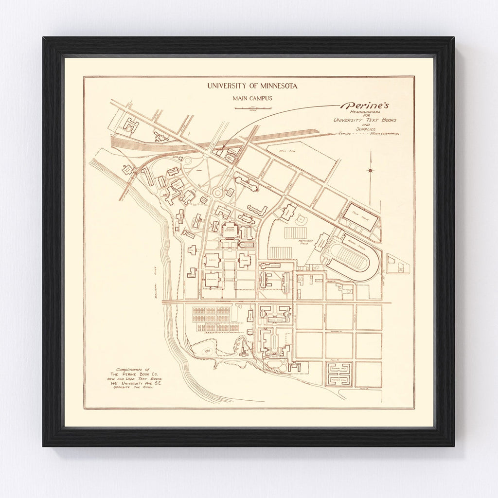 University of Minnesota Map 1936