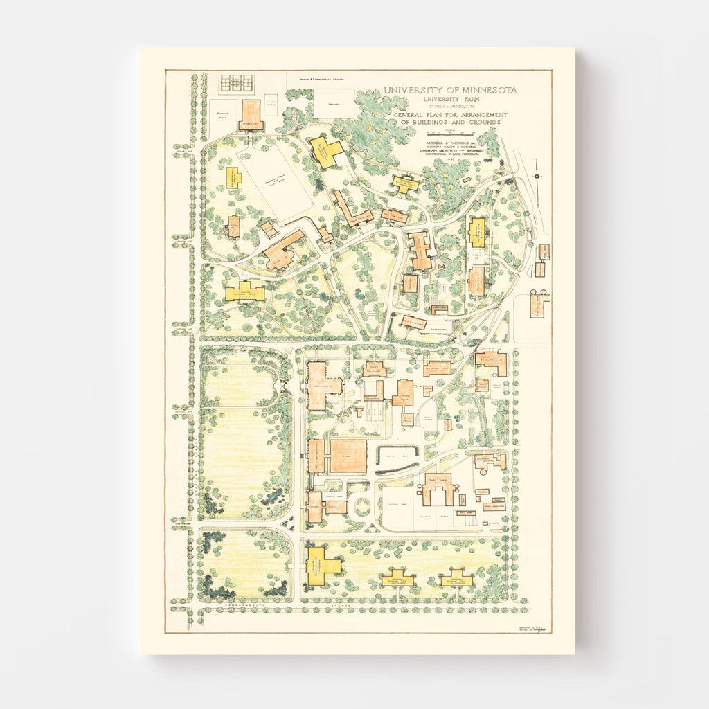 University of Minnesota Farm Map 1935