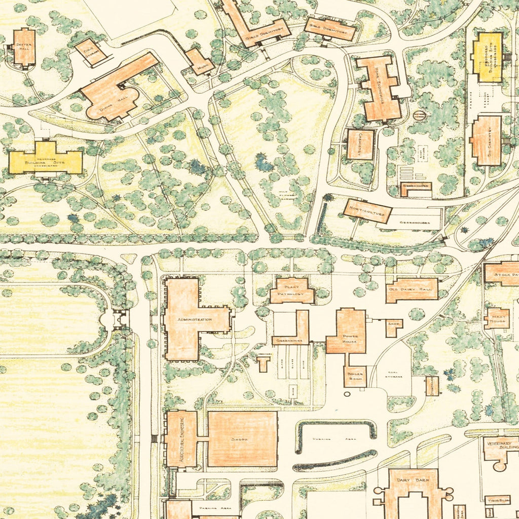 University of Minnesota Farm Map 1935