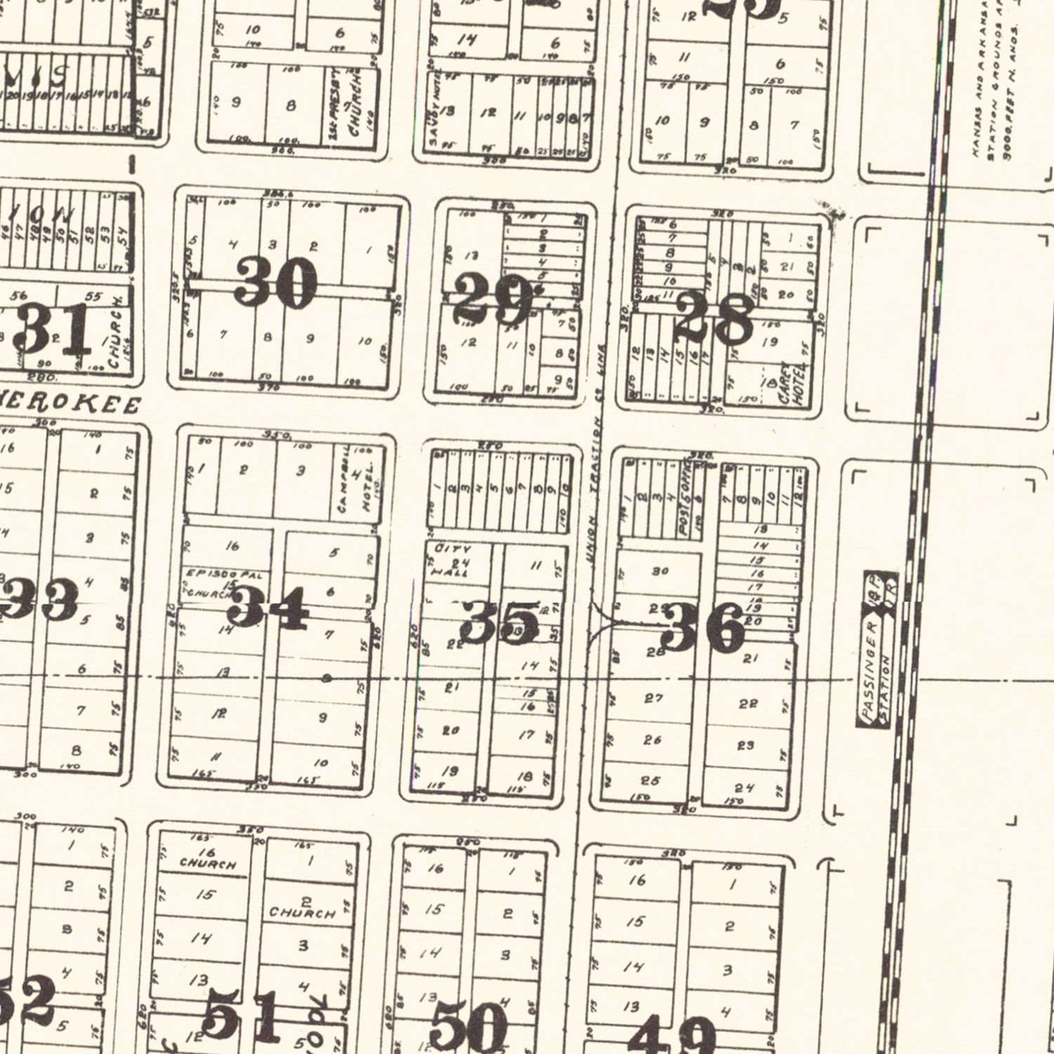 Vintage Map of Nowata County, Oklahoma 1921
