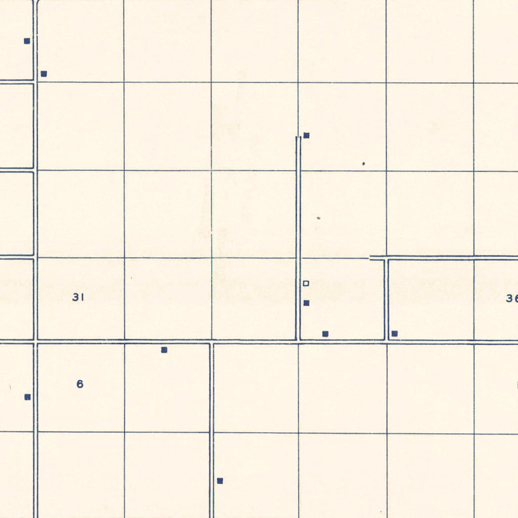 Vintage Map of Cimarron County, Oklahoma 1936