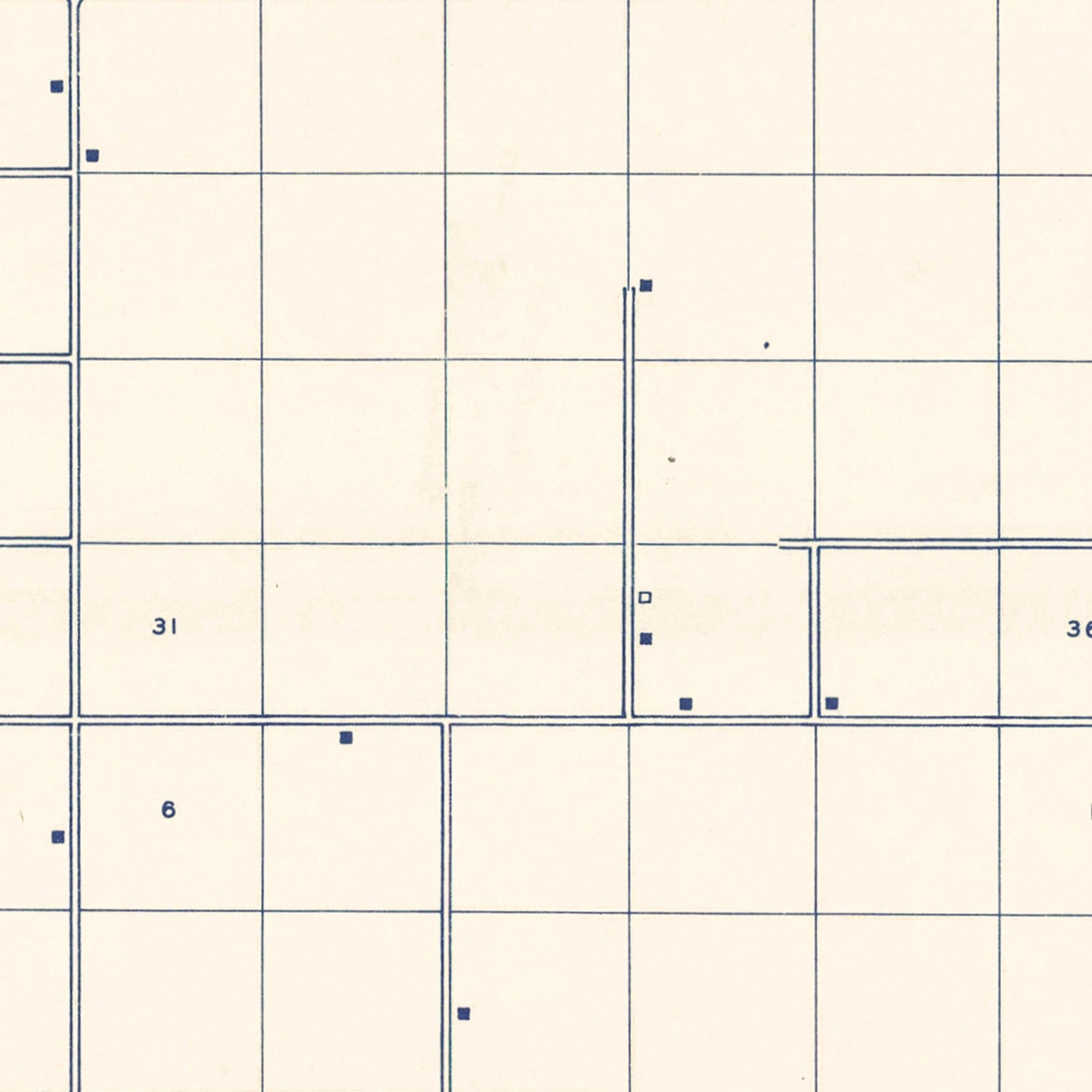 Vintage Map of Cimarron County, Oklahoma 1936