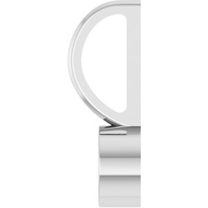14K White Gold 4 mm Round Solitaire Charm/Pendant Mounting – image 6