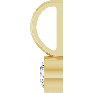 14K Yellow Gold 1/5 CTW Natural Diamond Charm/Pendant – image 3