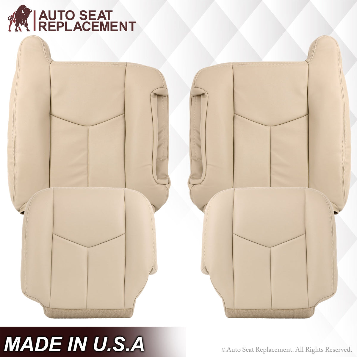 2003-2006 Chevy Tahoe/Suburban Seat Cover in Light Tan: Choose From Variation