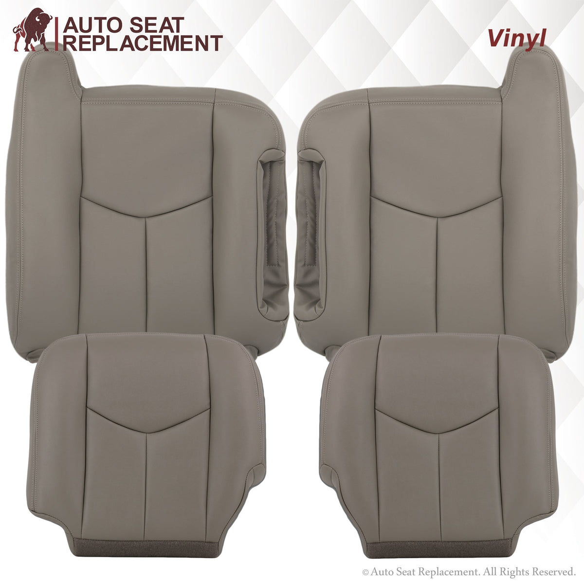 2003-2007 Chevy Silverado/Avalanche Seat Cover In Light Gray: Choose From Variation