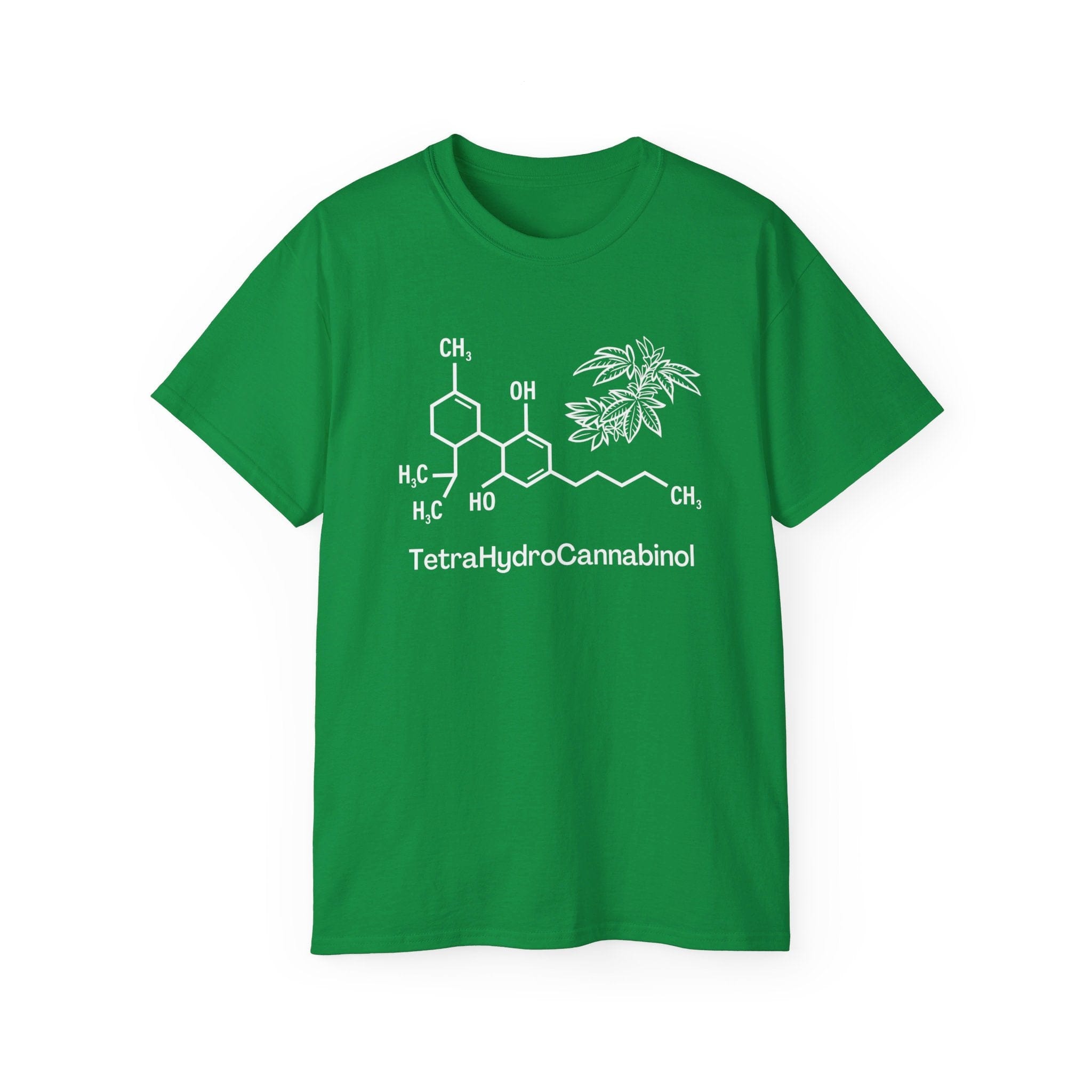 Tetrahydrocannabinol (THC) Molecule Weed Shirt