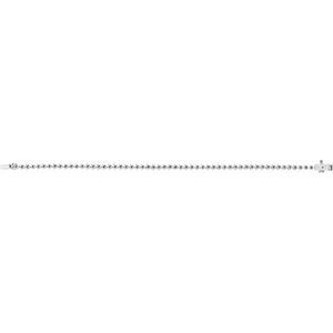 14K White Gold 2.3 mm Round Accented 7 1/4" Line Bracelet Mounting