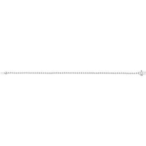 14K White Gold 1.85 mm Round Accented 7 1/4" Line Bracelet Mounting