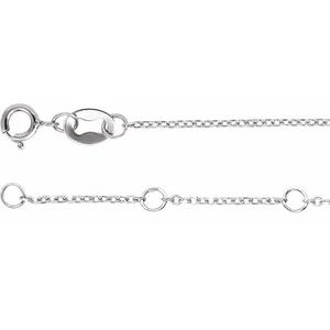 14K White Gold 1/10 CTW Natural Diamond Bar 6 1/2-7 1/2" Bracelet
