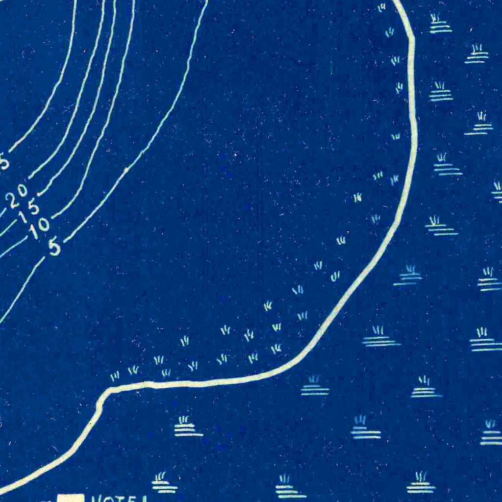 Vintage Jimerson Lake, IN Map 1923