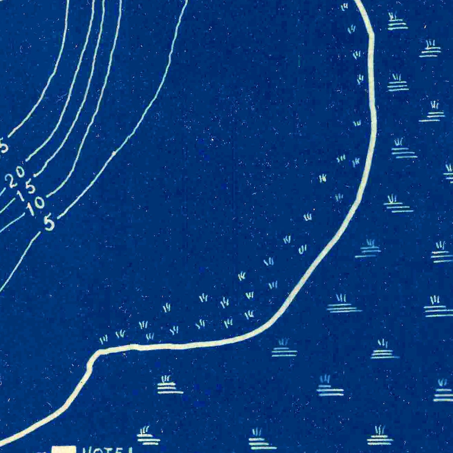 Vintage Jimerson Lake, IN Map 1923