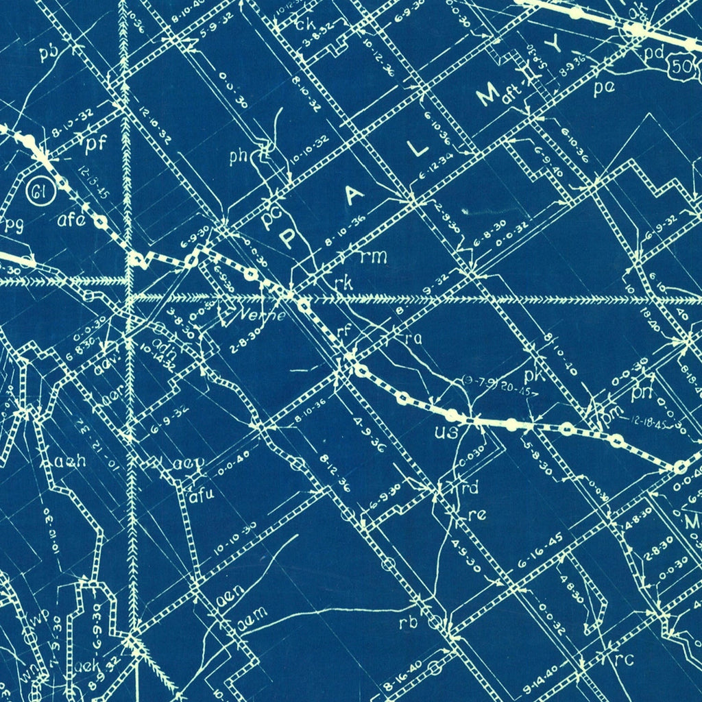 Vintage Map of Knox County, Indiana 1936