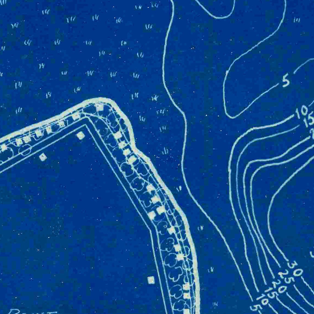 Vintage Lake Manitou, IN Map 1924