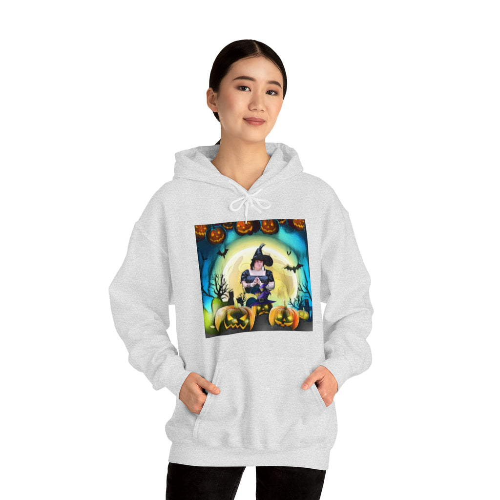 Scary Witch Unisex Heavy Blend™ Hooded Sweatshirt up to 5XL